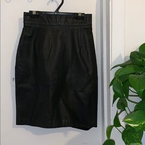 Danier Leather pencil mini skirt